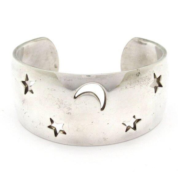 Hermes Jewelry - Hermes Bangle Silver Moon Star